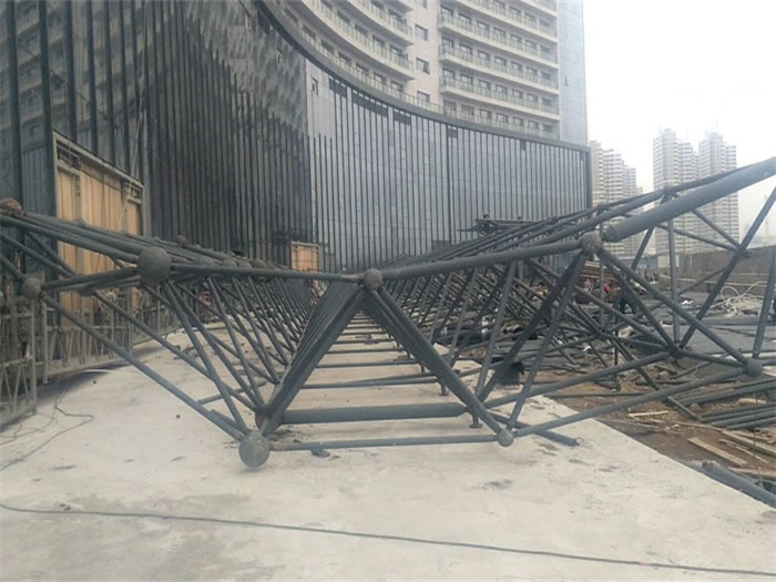 林州万豪酒店雨棚网架